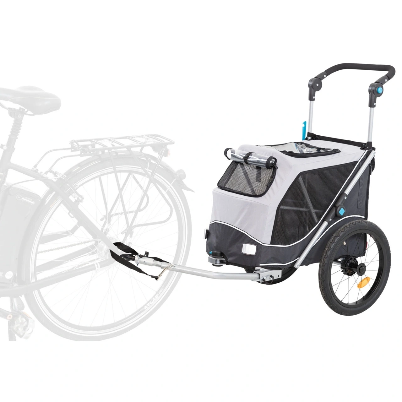 Trixie Cykel trailer til hunde op til 30 kg med quick-fold